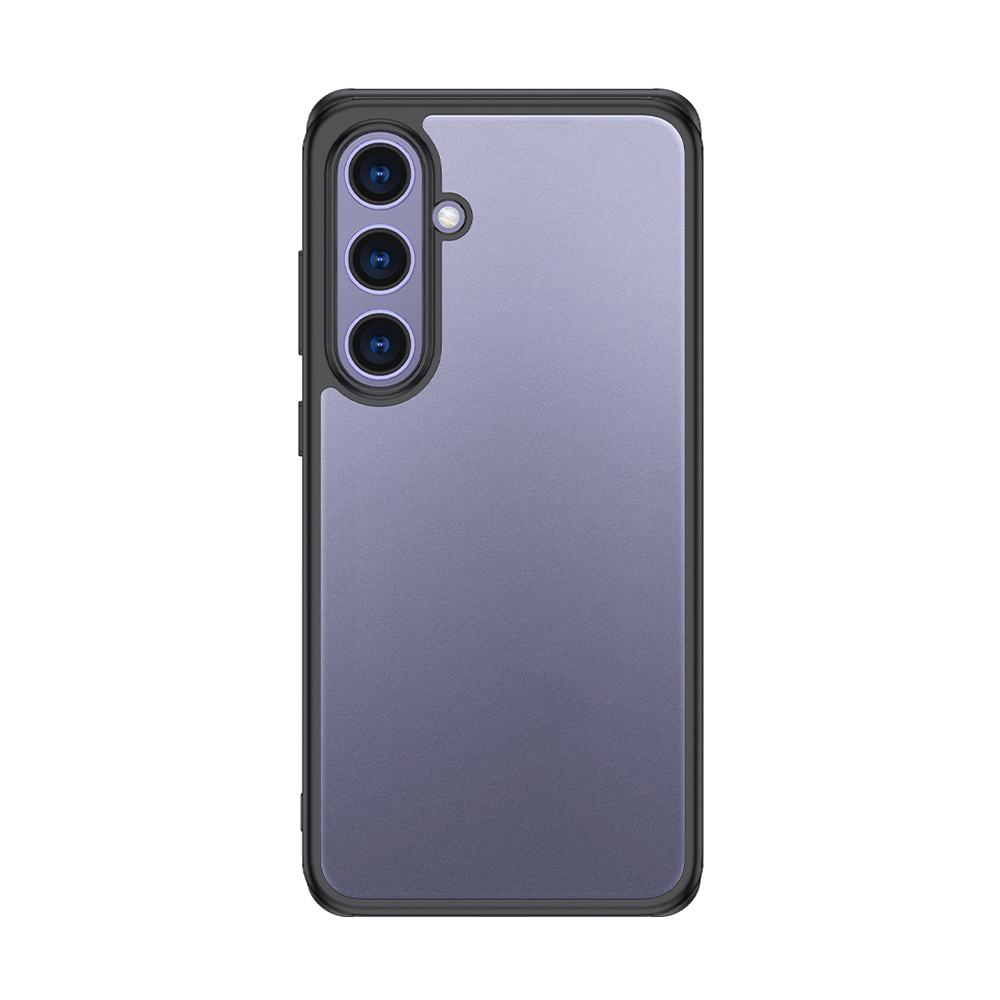 [RNZ-TA112864] Samsung Galaxy S25 Uyumlu Kılıf Kamera Korumalı Şeffaf Arka Yüzey Zore New Roll Kapak
