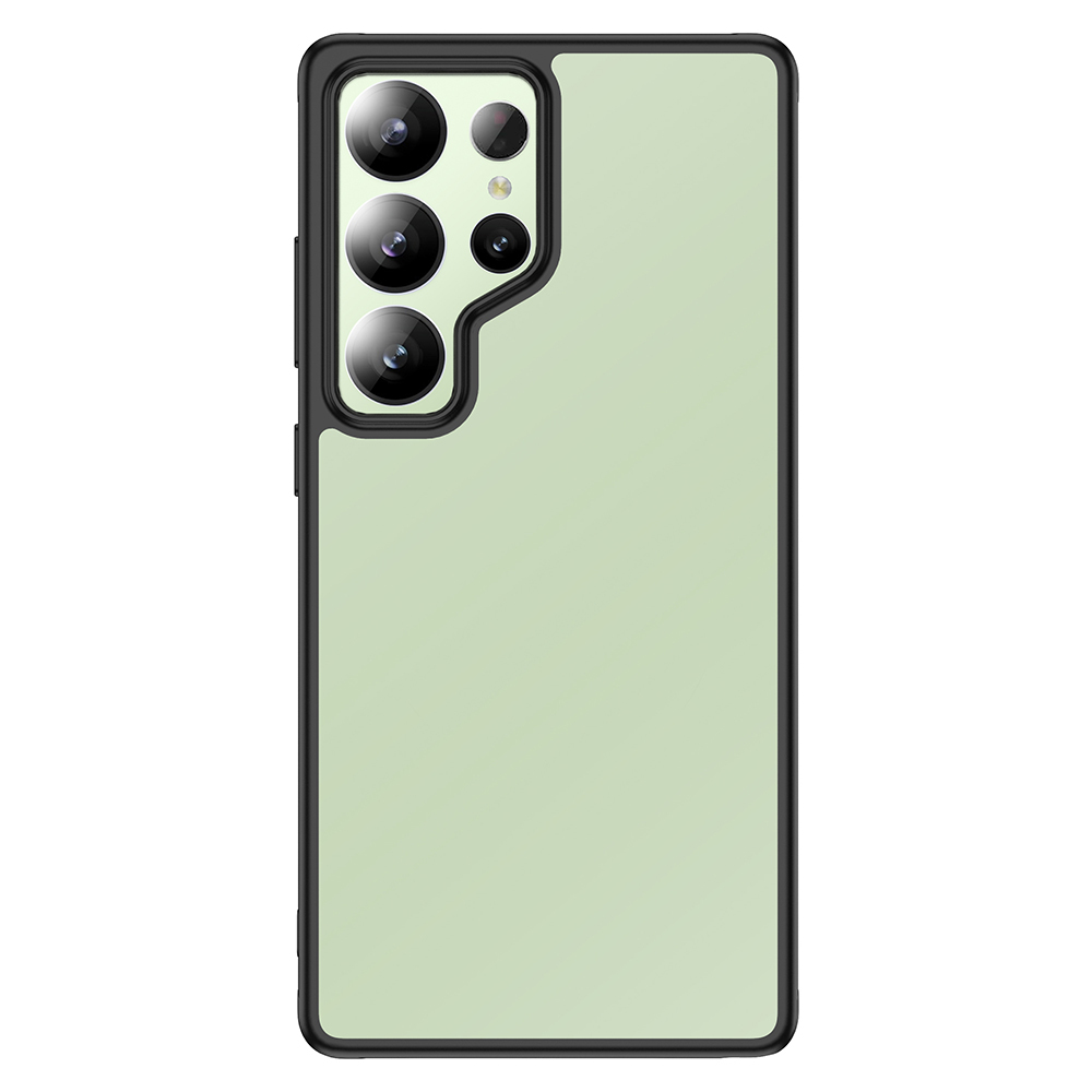 [RNZ-TA112866] Samsung Galaxy S25 Ultra Uyumlu Kılıf Kamera Korumalı Şeffaf Arka Yüzey Zore New Roll Kapak