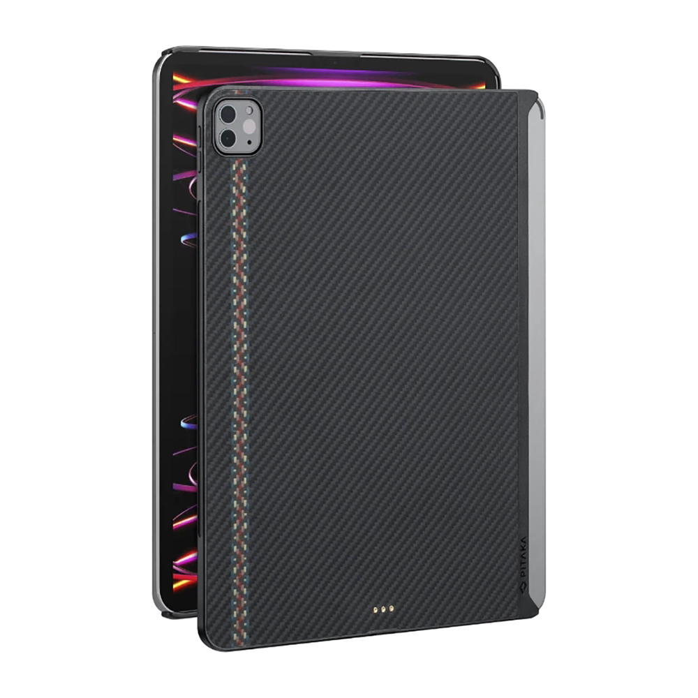 Apple iPad Pro 11 2020 (2.Nesil) Uyumlu Kılıf Aramid Fiber Pitaka Ultra-Slim Classic Serisi Tablet Kapak