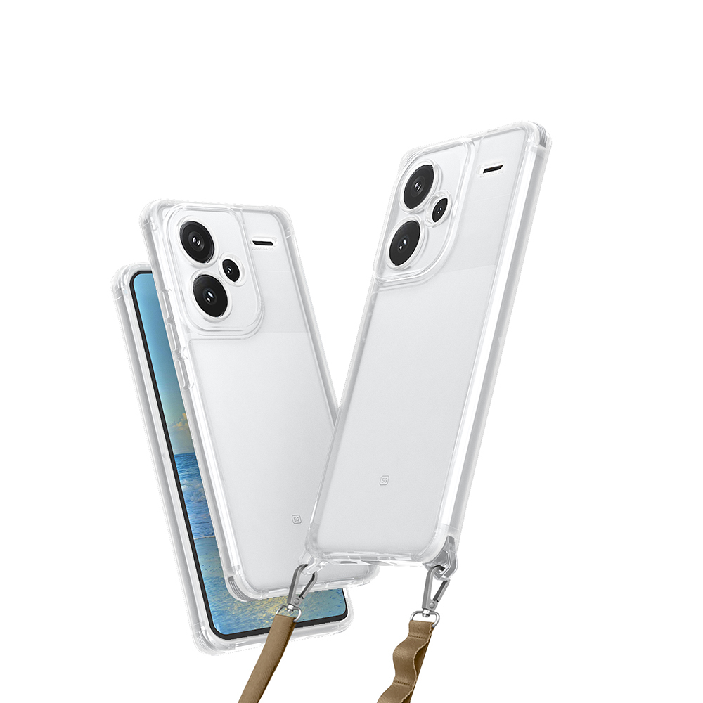 [RNZ-TA112869] Xiaomi Redmi Note 13 Pro Plus 5G Uyumlu Kılıf Airbagli Takılabilir Askı Aparatlı Zore Snap Silikon Kapak