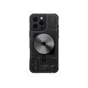 Apple iPhone 16 Pro Max Uyumlu Kılıf M-safe Şarj Özellikli Disk Desenli Airbag Tasarımlı Skinarma Nova Kapak