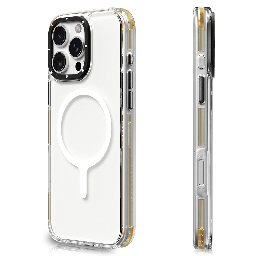 Apple iPhone 16 Pro Uyumlu Kılıf M-safe Şarj Özellikli YoungKit Crystal Color Serisi Kapak