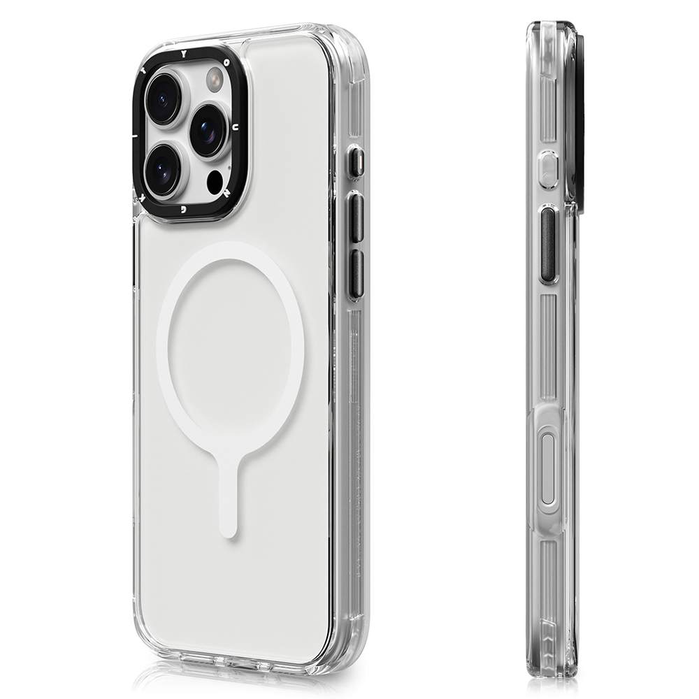 Apple iPhone 16 Pro Uyumlu Kılıf M-safe Şarj Özellikli YoungKit Crystal Color Serisi Kapak