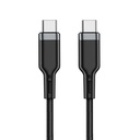 Wiwu Wi-C013 Platinum Serisi Type-C to Type-C Hızlı Şarj Özellikli Data ve Şarj Kablosu 100W 1.2m