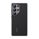 Samsung Galaxy S25 Ultra Uyumlu Kılıf M-safe Şarj Özellikli Karbon Fiber Benks Montage Hybrid ArmorPro Kevlar Kapak