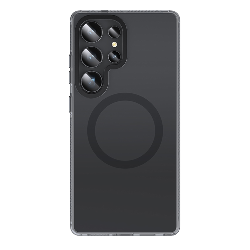 [RNZ-TA113326] Samsung Galaxy S25 Ultra Uyumlu Kılıf M-safe Şarj Özellikli Benks Lucid Armor Kapak (Siyah)