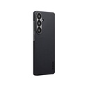 Samsung Galaxy S25 Uyumlu Kılıf M-safe Şarj Özellikli 600D Aramid Fiber Pitaka Ultra-Slim Classic Serisi Black-Grey Twill Kapak