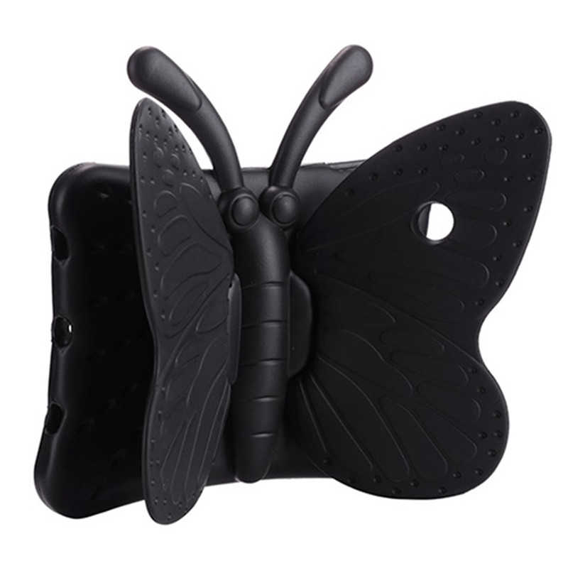 [RNZ-TA38782] Apple iPad 9.7 2018 Uyumlu (6.Nesil) Zore Butterfly Standlı Tablet Kılıf (Siyah)