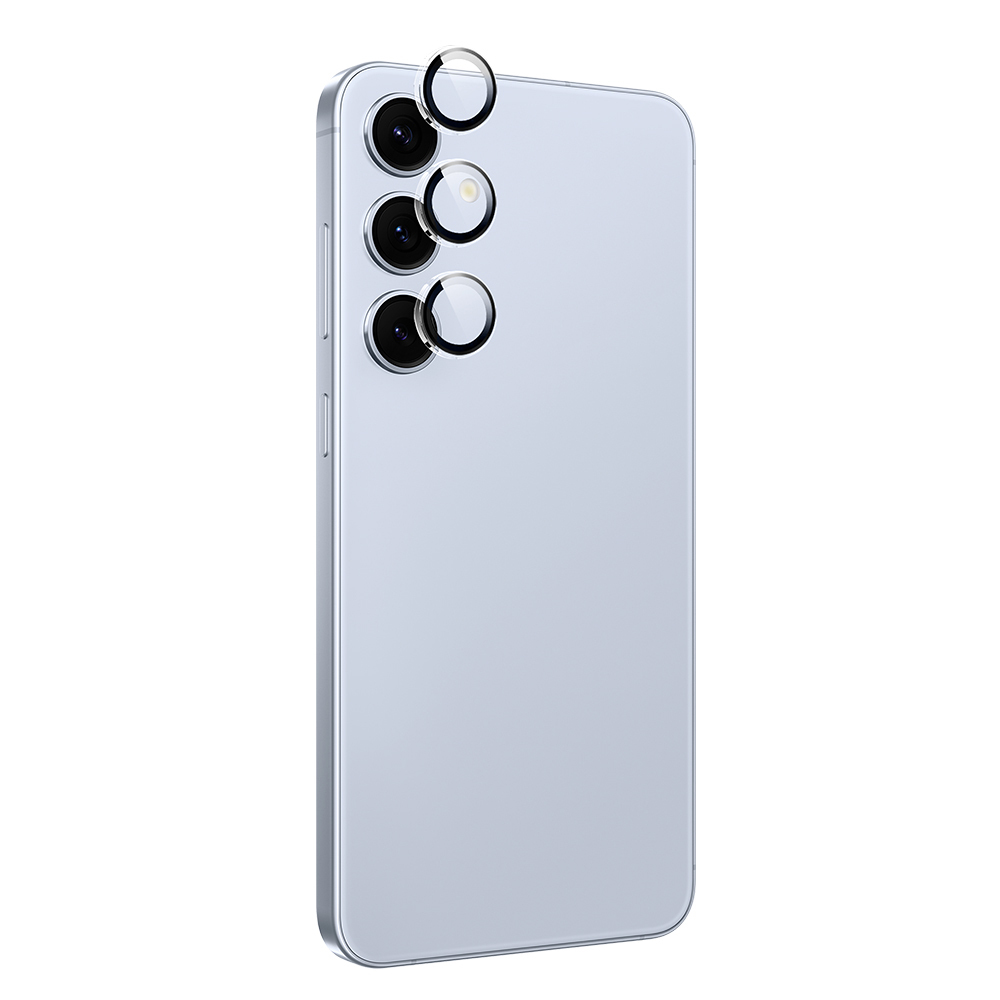 [RNZ-TA114957] Samsung Galaxy S25 Plus Uyumlu Wiwu LG-010 Lens Guard Oleofobik Anti Reflective Kamera Lens Koruyucu + Kolay Uygulama Aparatlı