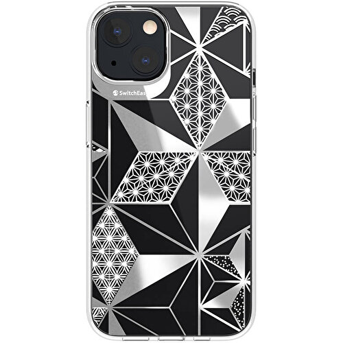 Apple iPhone 13 Uyumlu Kılıf Çift IMD Baskılı Lisanslı Switcheasy Artist Asanoha Kapak