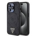 Apple iPhone 14 Pro Max Uyumlu Kılıf Guess Orjinal Lisanslı M-safe Şarj Özellikli PU Üçgen Logo 4G Desenli Kapak