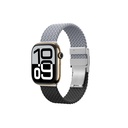 Apple Watch 10 46mm Uyumlu Amazingthing Glamour Blend Hasır Kordon