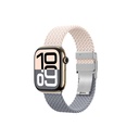 Apple Watch 10 46mm Uyumlu Amazingthing Glamour Blend Hasır Kordon