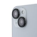 Apple iPhone 15 Uyumlu Guess Orjinal Lisanslı Metal Kamera Lens Koruyucu