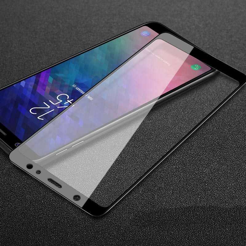 [RNZ-TA12392] Samsung Galaxy A6 2018 Uyumlu Zore Kenarları Kırılmaya Dayanıklı Cam Ekran Koruyucu