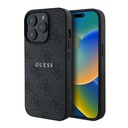 Apple iPhone 14 Pro Max Uyumlu Kılıf Guess Orjinal Lisanslı M-safe Şarj Özellikli 4G Desen Yazı Logolu Kapak