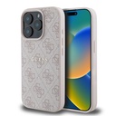 Apple iPhone 15 Pro Max Uyumlu Kılıf Guess Orjinal Lisanslı M-safe Şarj Özellikli 4G Desen Yazı Logolu Kapak