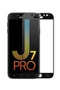 Samsung Galaxy J7 Pro Uyumlu Zore Kenarları Kırılmaya Dayanıklı Cam Ekran Koruyucu