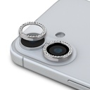Apple iPhone 16 Plus Uyumlu Guess Orjinal Lisanslı Rhinestone Taşlı Lens Koruyucu