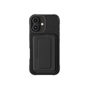 Apple iPhone 16 Plus Uyumlu Kılıf M-safe Şarj Özellikli Standlı Kartlıklı Set Amazinghing Glamour Luxe Serisi Kapak