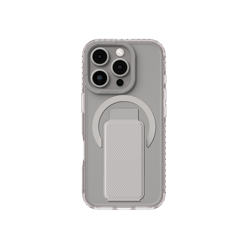 Apple iPhone 16 Pro Uyumlu Kılıf M-safe Şarj Özellikli Standlı Amazingthing Titan Pro Plus Kapak