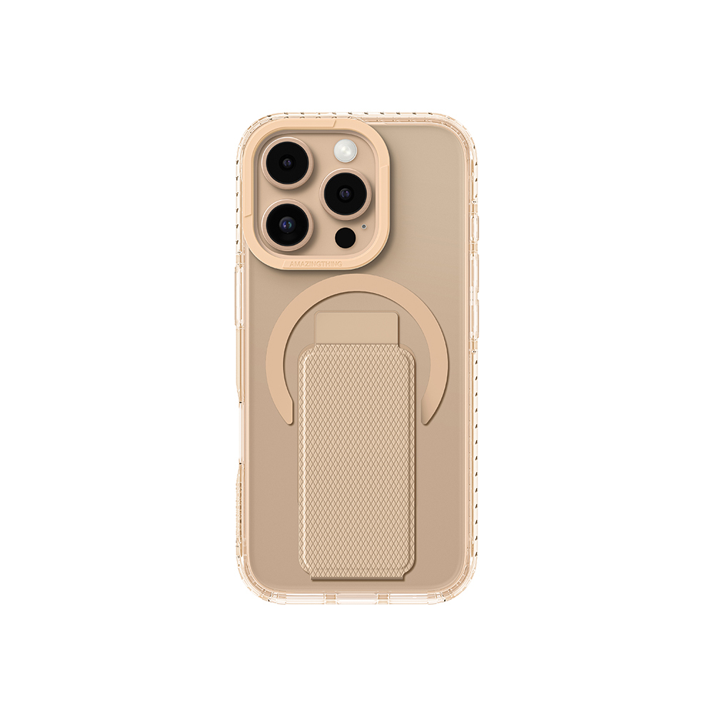 Apple iPhone 16 Pro Uyumlu Kılıf M-safe Şarj Özellikli Standlı Amazingthing Titan Pro Plus Kapak