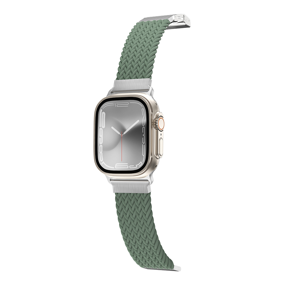 Apple Watch 7 45mm Uyumlu Amazingthing Titan Weave 2 Sport Örgü Kordon