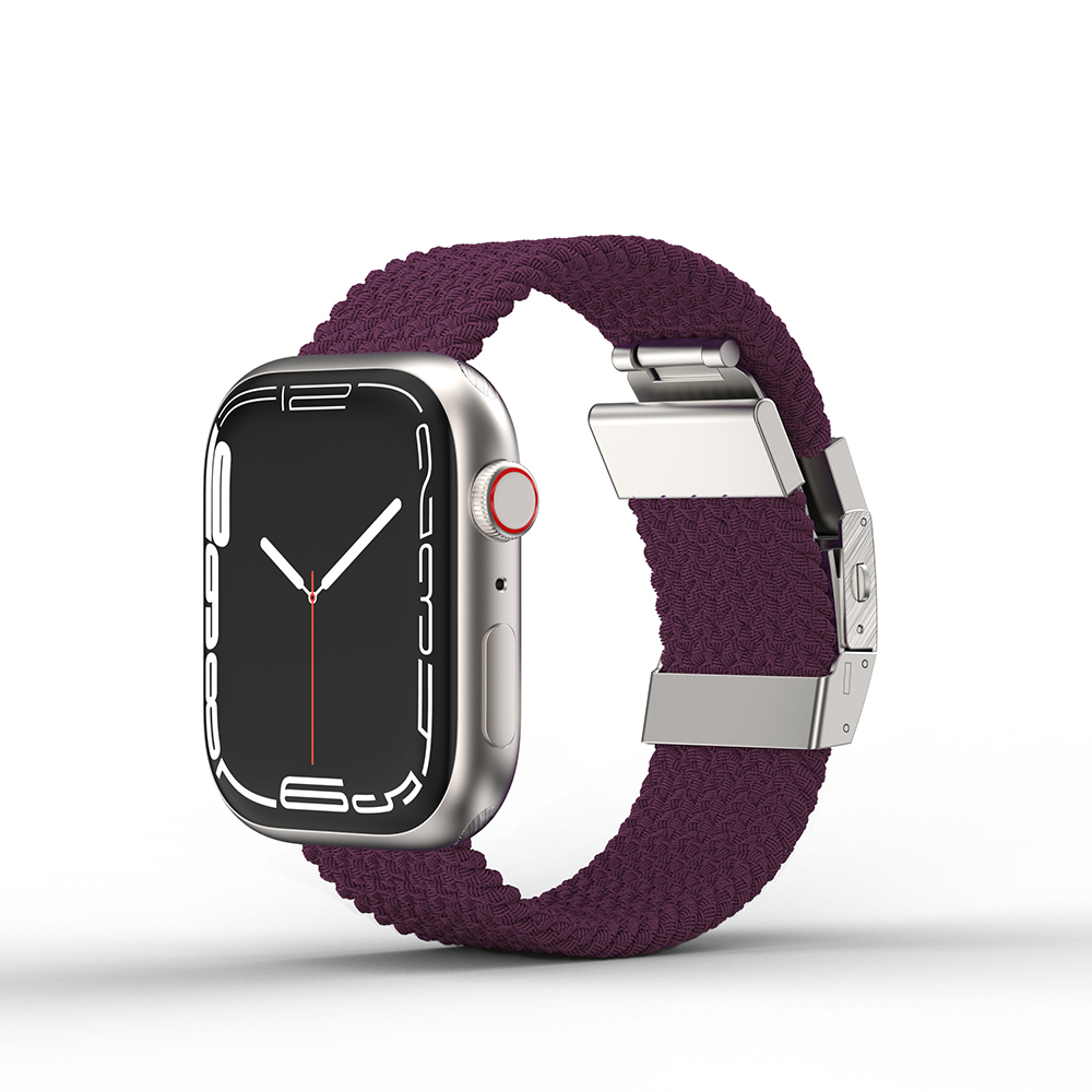 Apple Watch 10 42mm Uyumlu Amazingthing Titan Weave Örgü Sport Kordon
