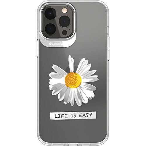 Apple iPhone 13 Pro Max Uyumlu Kılıf Çift IMD Baskılı Lisanslı Switcheasy Artist Daisy Kapak