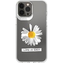 Apple iPhone 13 Pro Max Uyumlu Kılıf Çift IMD Baskılı Lisanslı Switcheasy Artist Daisy Kapak
