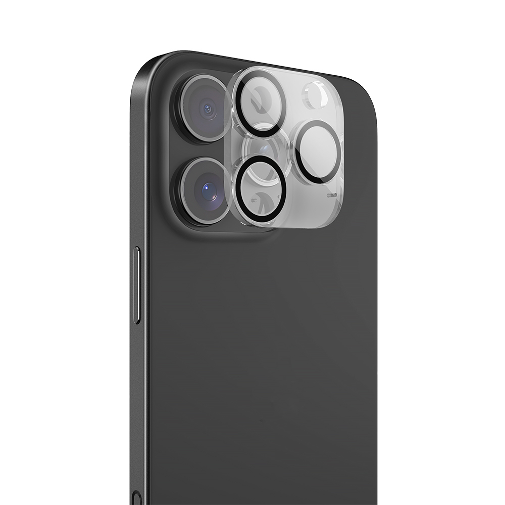 [RNZ-TA114318] Apple iPhone 16 Pro Max Uyumlu Raptic Glass Serisi Kamera Lens Koruyucu