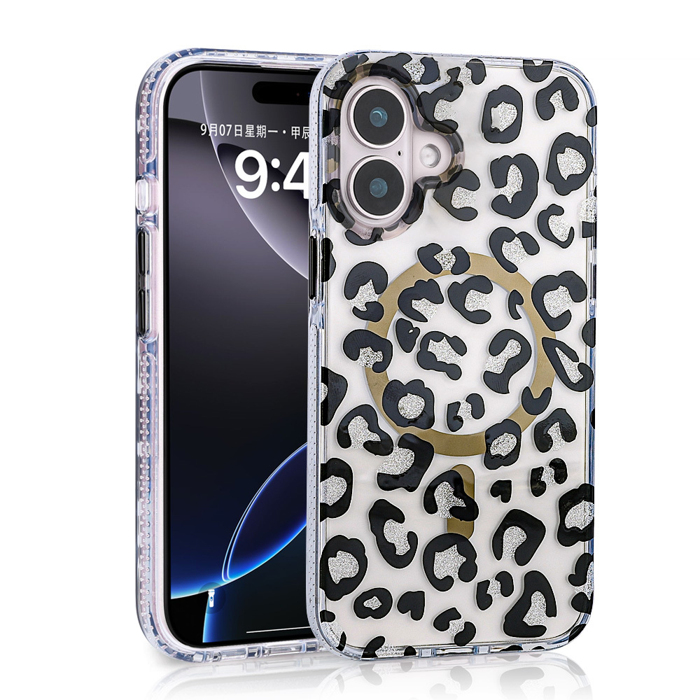 [RNZ-TA114004] Apple iPhone 16 Uyumlu Kılıf M-safe Şarj Özellikli Zore Jago Kapak (Siyah)