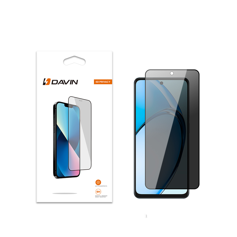 [RNZ-TA114055] Oppo A60 Uyumlu Davin 5D Privacy Cam Ekran Koruyucu