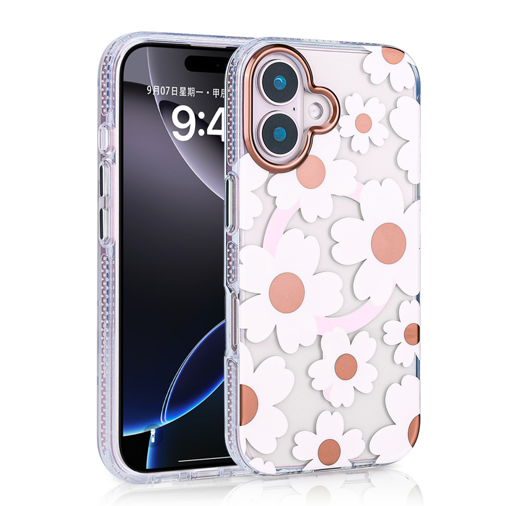 Apple iPhone 16 Uyumlu Kılıf M-safe Şarj Özellikli Zore Papat Kapak