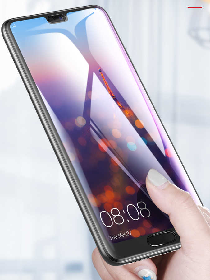 [RNZ-TA12447] Huawei P20 Pro Uyumlu Zore Kenarları Kırılmaya Dayanıklı Cam Ekran Koruyucu