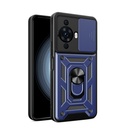 Huawei Nova 12S Uyumlu Kılıf Magnetik Standlı Kamera Korumalı Zore Sürgülü Vega Kapak