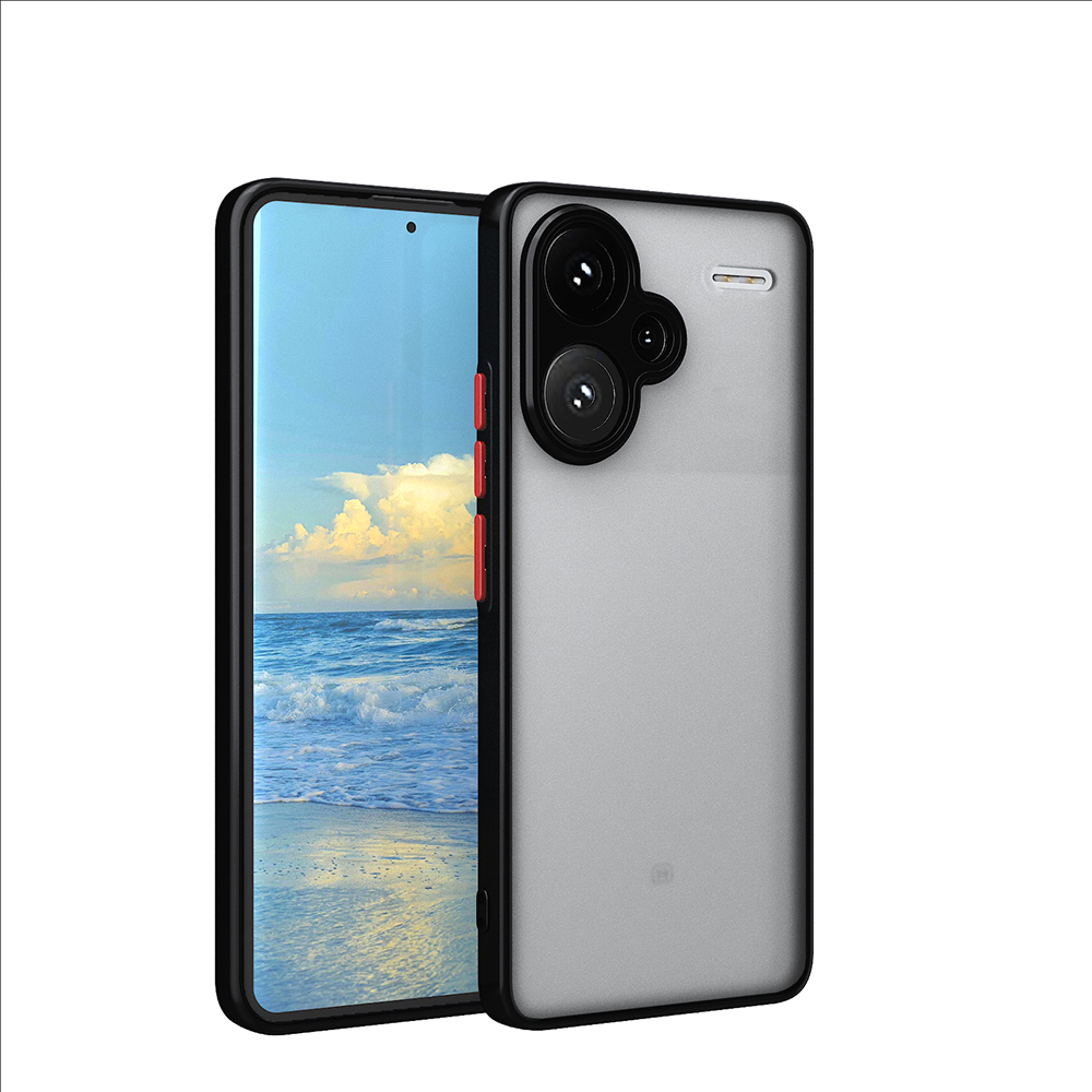 [RNZ-TA114083] Xiaomi Redmi Note 13 5G Uyumlu Kılıf Zore Hux Kapak (Siyah)