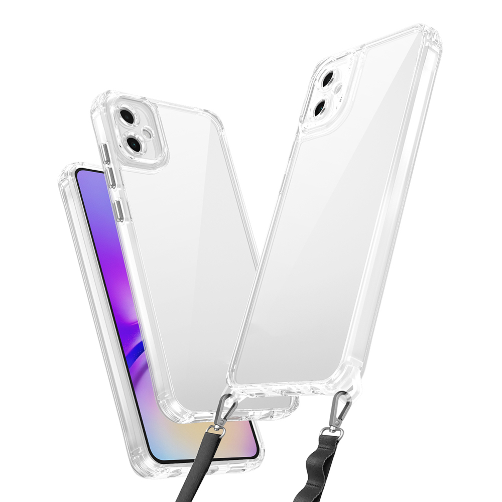 [RNZ-TA114103] Samsung Galaxy A06 Uyumlu Kılıf Airbagli Takılabilir Askı Aparatlı Zore Snap Silikon Kapak