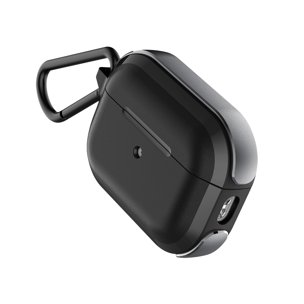[RNZ-TA114332] Apple Airpods Pro 2 Uyumlu Raptic Trek Serisi Askı Aparatlı Kulaklık Kılıfı (Siyah)