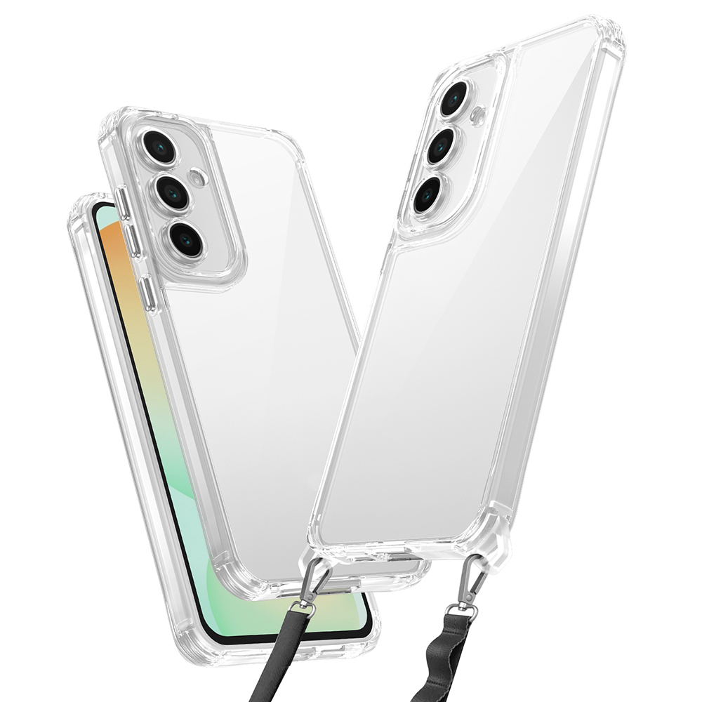 Samsung Galaxy A36 Uyumlu Kılıf Airbagli Takılabilir Askı Aparatlı Zore Snap Silikon Kapak