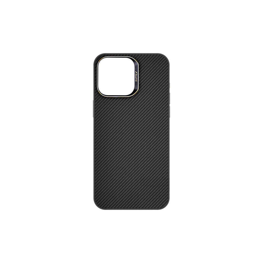 [RNZ-TA114201] Apple iPhone 16 Pro Max Uyumlu Kılıf M-safe Şarj Özellikli 600D Metal Kamera Çerçeveli Raptic Aramid Fiber Serisi Kapak