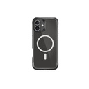 Apple iPhone 16 Uyumlu Kılıf M-safe Şarj Özellikli Raptic Air Serisi Airbag Tasarımlı Metal Köşelikli Şeffaf Kapak