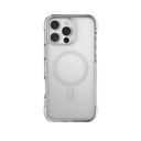 Apple iPhone 16 Pro Uyumlu Kılıf M-safe Şarj Özellikli Raptic Air Serisi Airbag Tasarımlı Metal Köşelikli Şeffaf Kapak