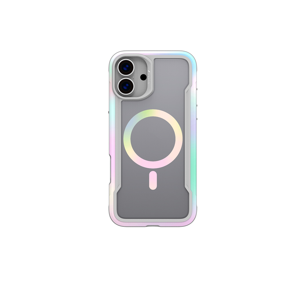 Apple iPhone 16 Pro Uyumlu Kılıf M-safe Şarj Özellikli Airbagli Raptic Shield 2.0 Serisi Şeffaf Arka Yüzey Kapak