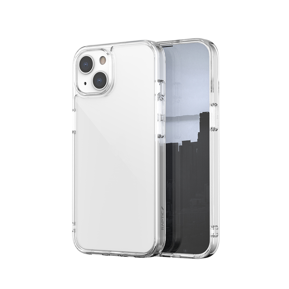 Apple iPhone 13 Uyumlu Kılıf Raptic Glass Plus Serisi Şeffaf Kapak