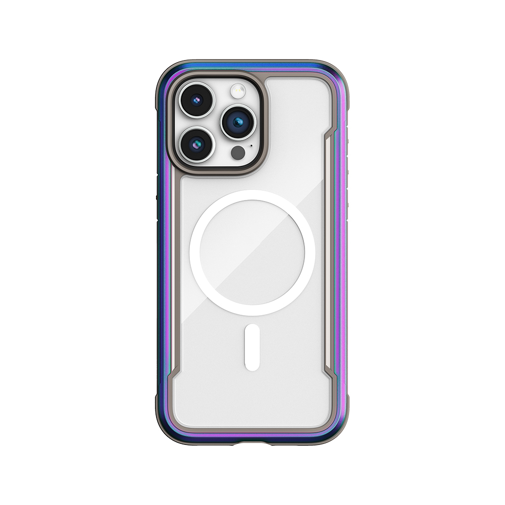 Apple iPhone 15 Pro Uyumlu Kılıf M-safe Şarj Özellikli Airbagli Raptic Shield Serisi Şeffaf Arka Yüzey Kapak