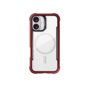 Apple iPhone 16 Uyumlu Kılıf M-safe Şarj Özellikli Airbagli Raptic Shield Serisi Şeffaf Arka Yüzey Kapak