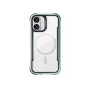 Apple iPhone 16 Uyumlu Kılıf M-safe Şarj Özellikli Airbagli Raptic Shield Serisi Şeffaf Arka Yüzey Kapak