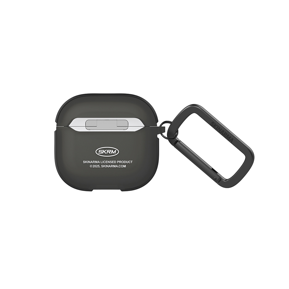 Apple Airpods 4 Uyumlu Kılıf Skinarma Transparan Mat Tasarım Kinzoku Kılıf