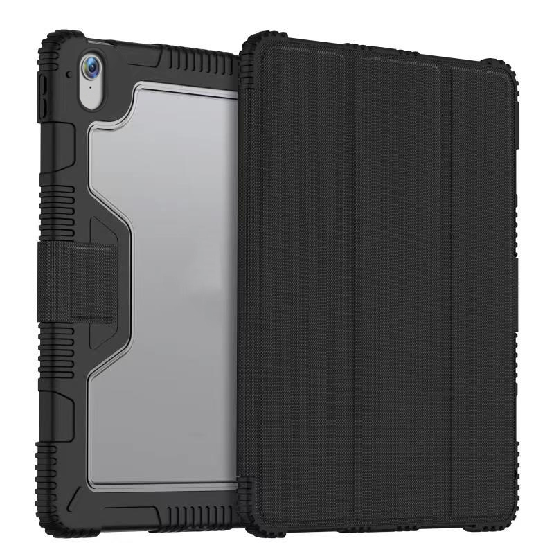 Apple iPad 10.9 2022 (10.Nesil) Uyumlu Raptic Armor Serisi Airbagli Katlanabilir Standlı Smart Cover Kılıf